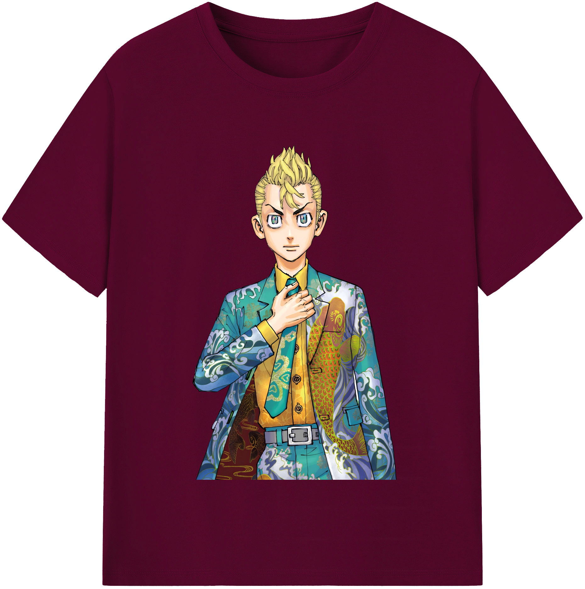 （画像用） 東京リベンジャーズ Tokyo Revengers レディースカジュアルプリントTシャツ（綿100％）